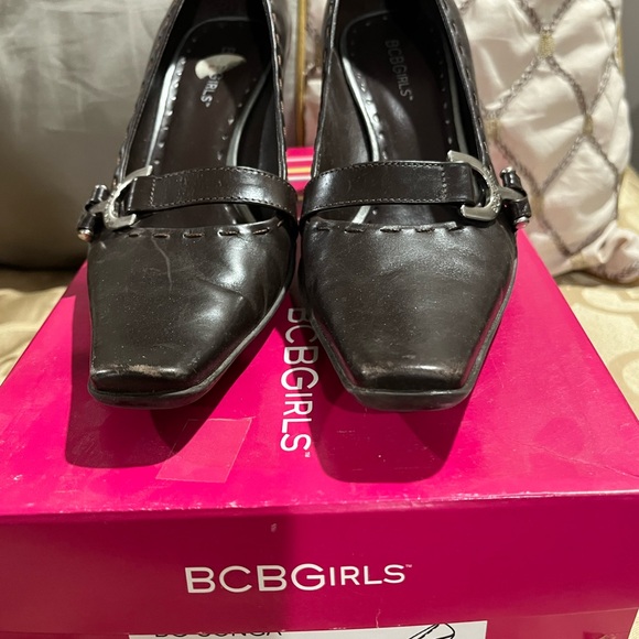 BCBGirls Brown Heeled Shoes - Picture 1 of 2